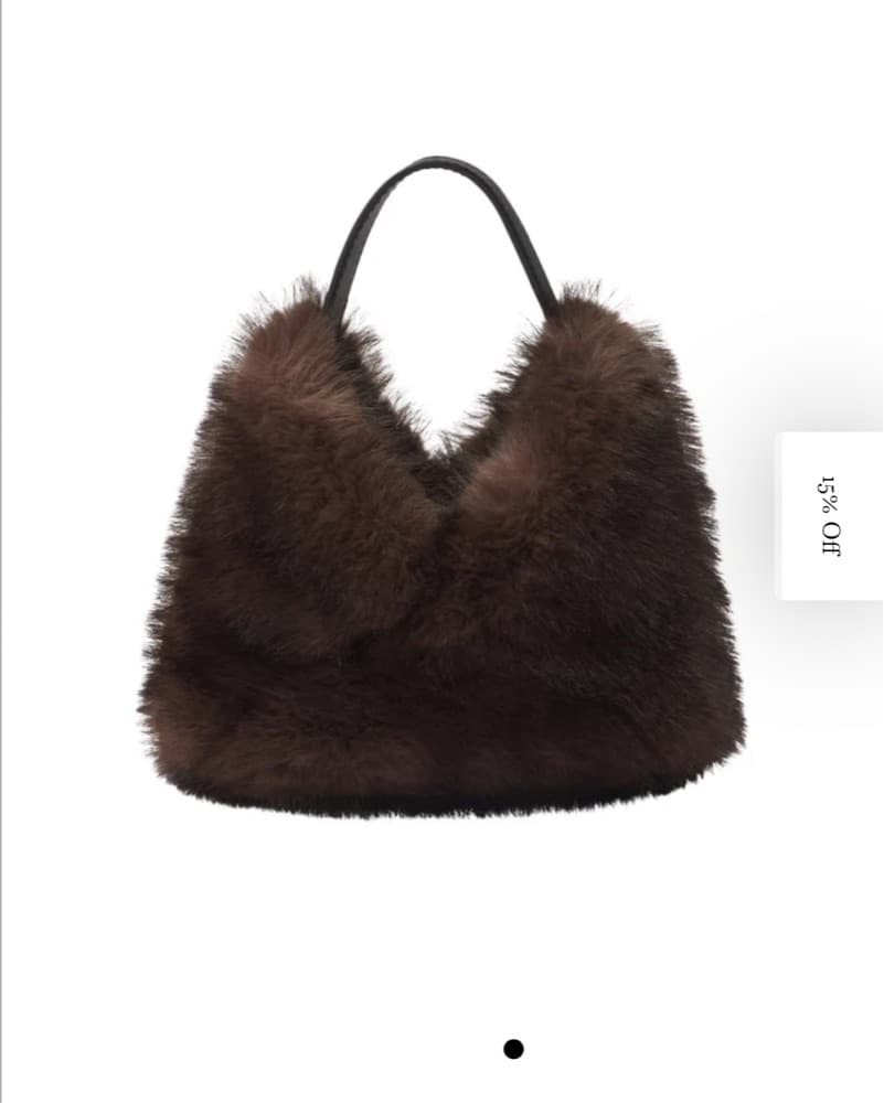 ALC Faux Fur Purse - Image 3