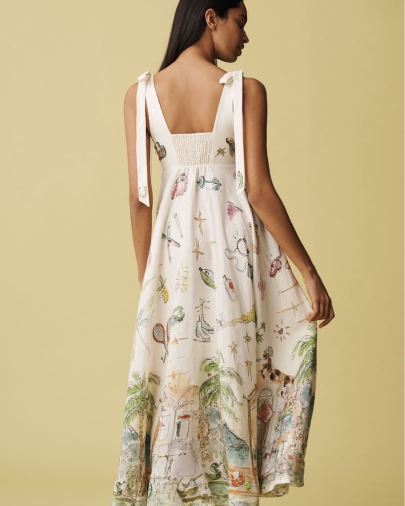 ALEMAIS Anouk Colantoni Midi Dress - Image 2