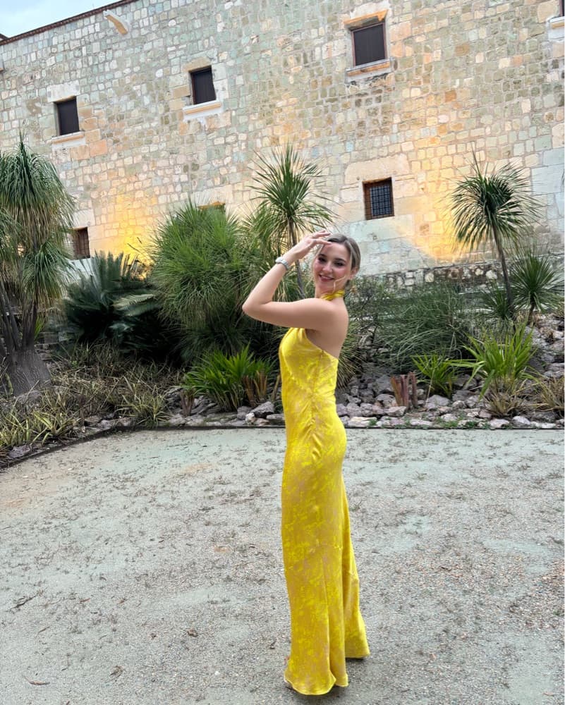 L’agence Dress Snakemon Silk-Halterneck - Image 2