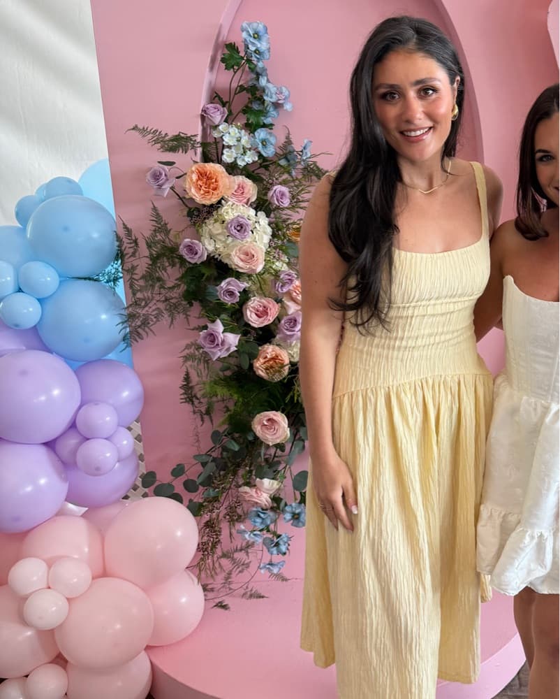Yellow Fit And Flare Dress - Image 2