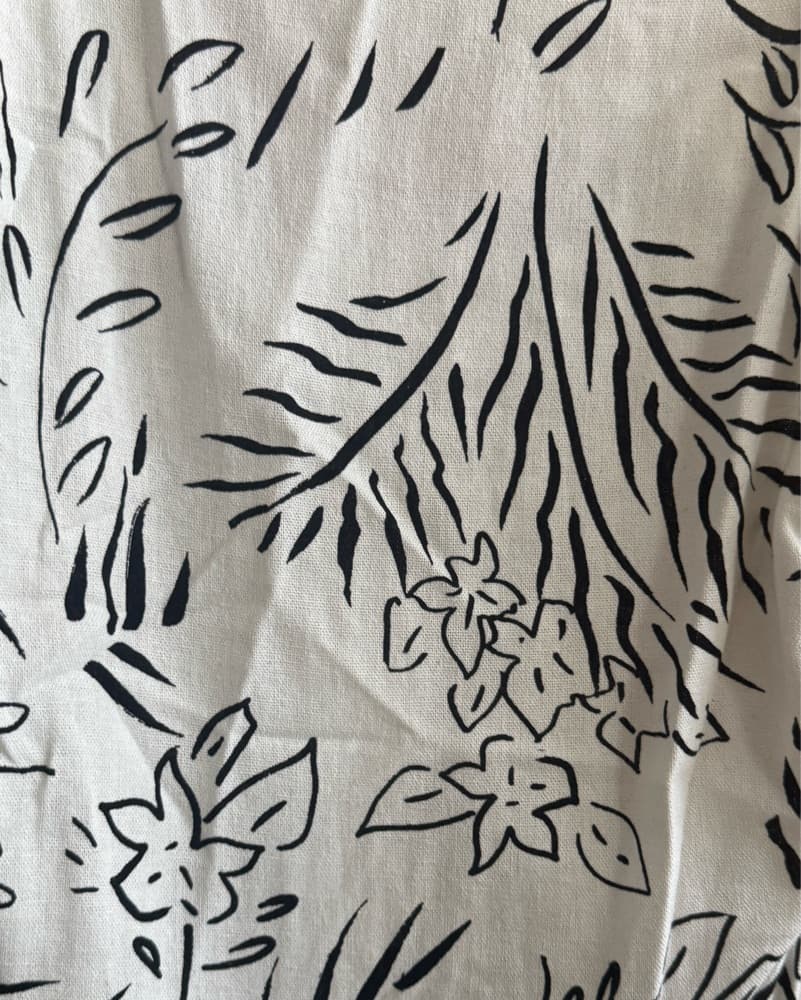 Black and White Floral Maxi Dress - Image 3