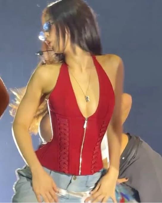fanci club iconic red corset - Image 1