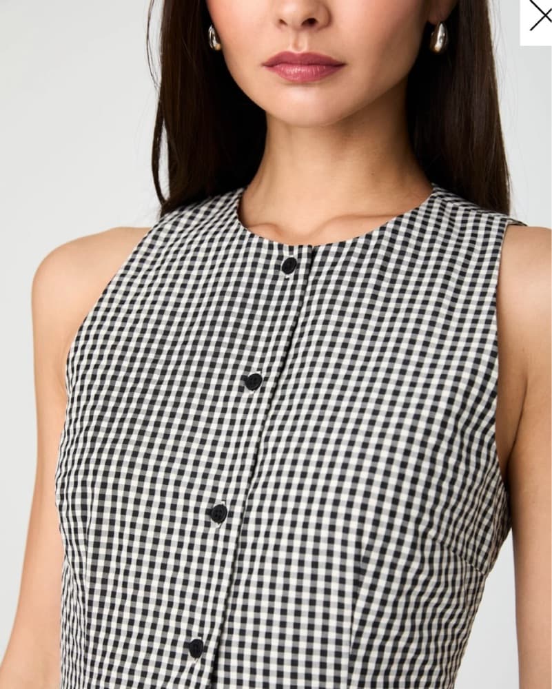 French Connection Gingham Dress - Image 3