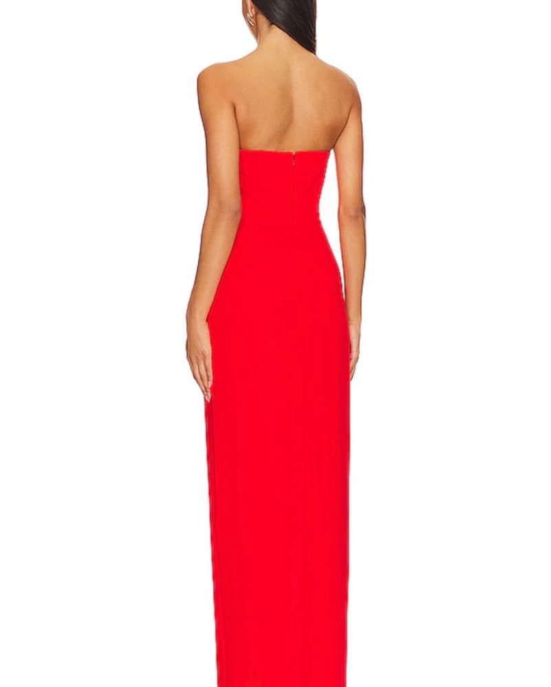 Amanda Uprichard X Revolve Red Gown - Image 3