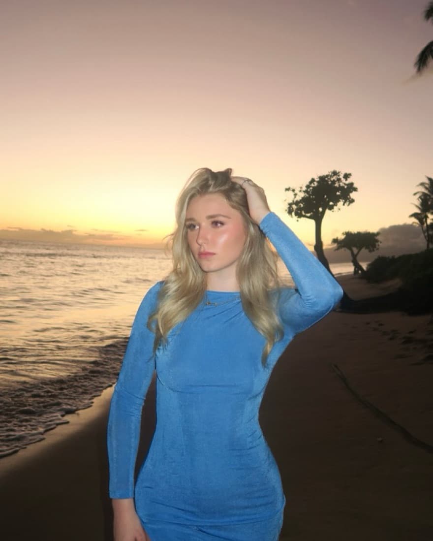 Lioness Long Sleeve Blue Dress - Image 5