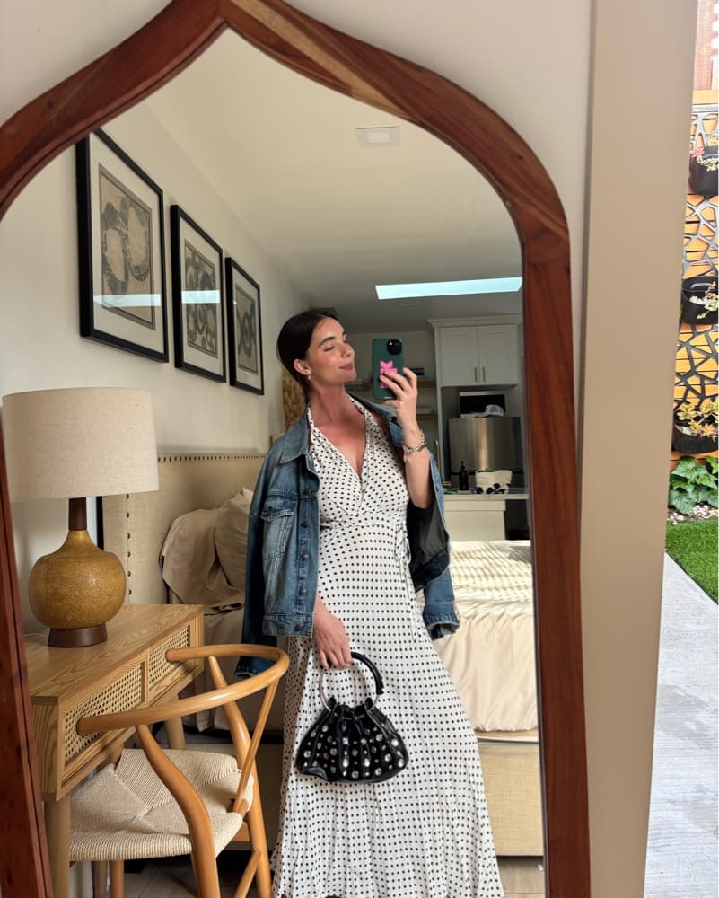Polka Dot Maxi Dress - Image 1