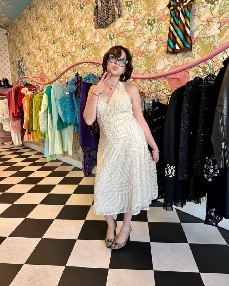 Alexia Admor Cream Dress - Image 1