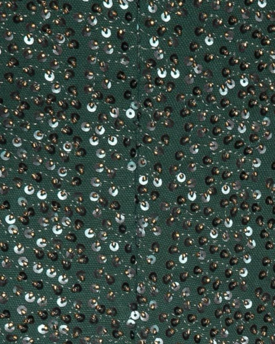 X Revolve Green Sequin Mini Dress - Image 4