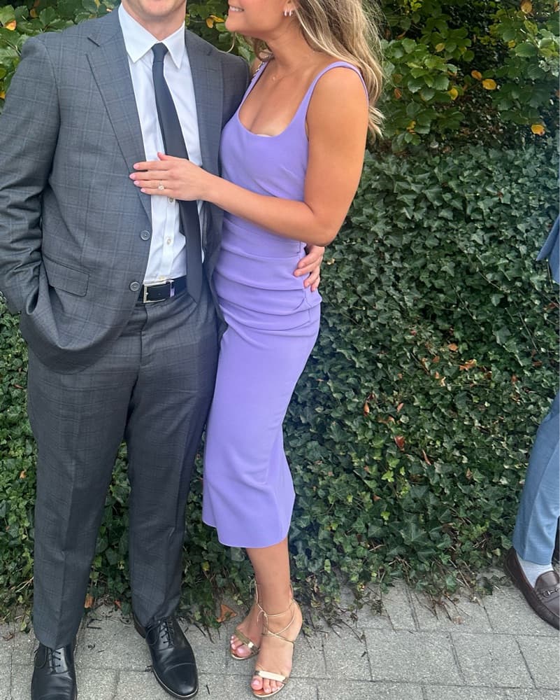 BEC + BRIDGE Karina Midi Dress In Purple - Image 1
