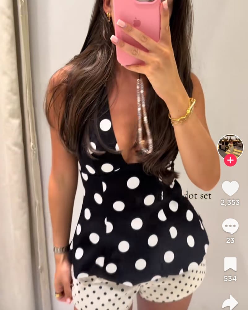 Polka Dot Top - Image 1