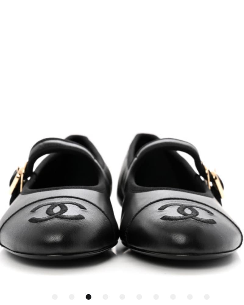 Chic Leather Mary Jane Flats - Image 2