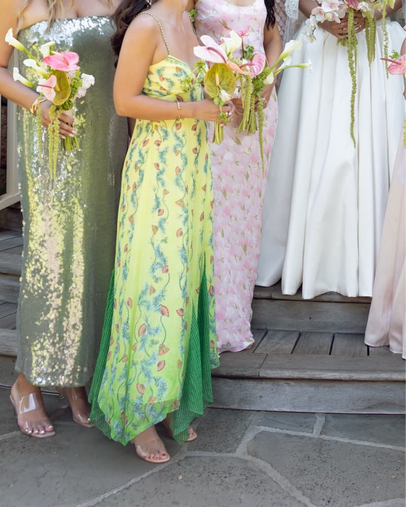 Saloni Vibrant Floral Maxi Dress - Image 4
