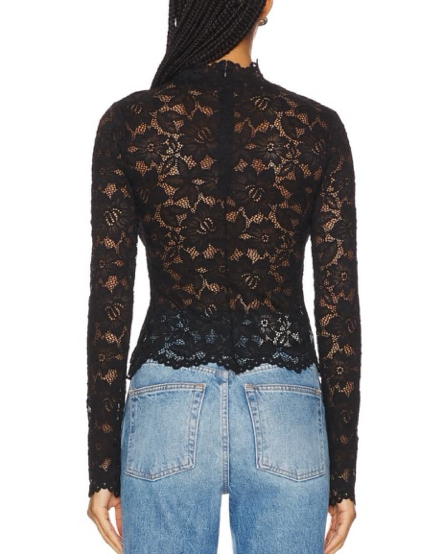 House of Harlow Lace Sheer Top - Image 3