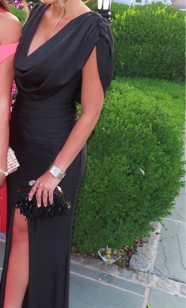 Black Wedding Guest Dress - Image 2