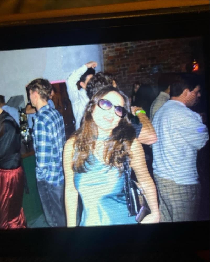 Blue Silk Scarf Mini Dress - Image 4