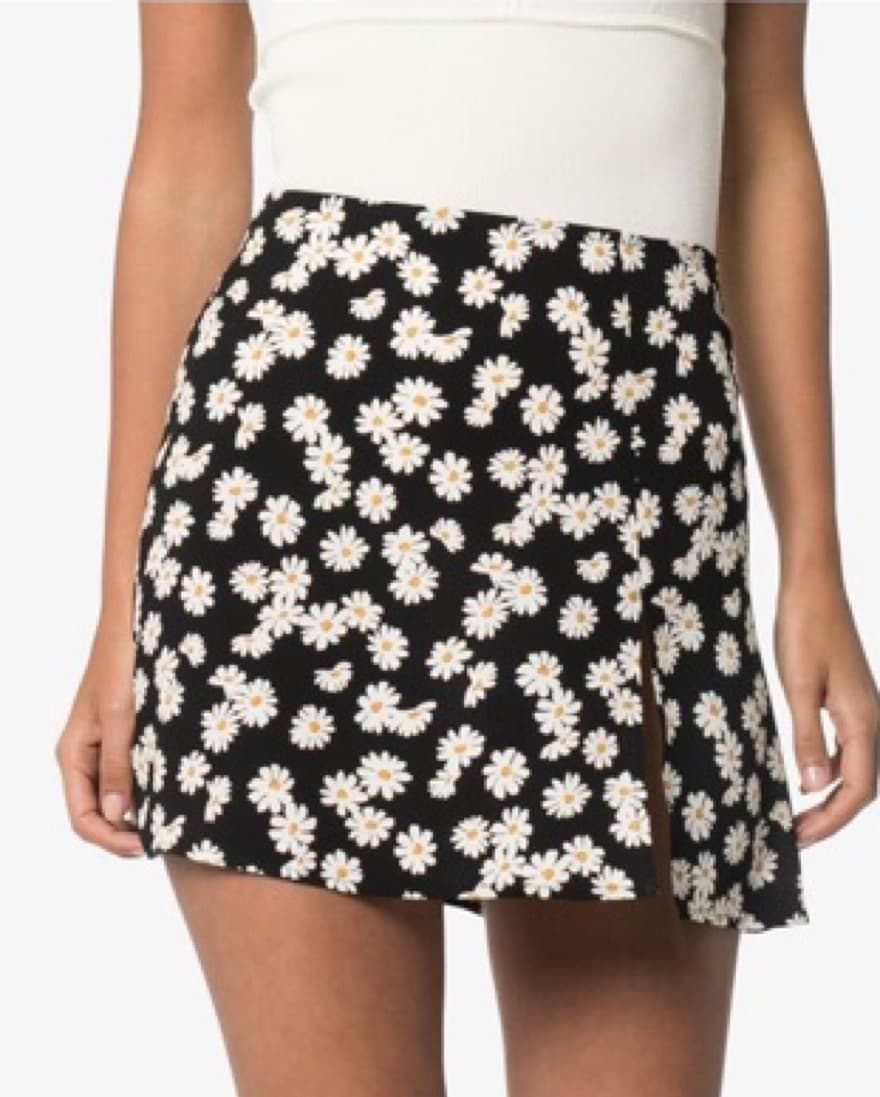 Reformation Margot Skirt Daisy Chain - Image 1