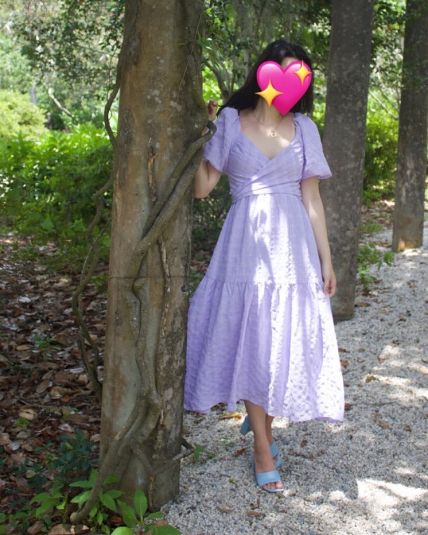 Lavender Midi ASTR The Label Dress - Image 1