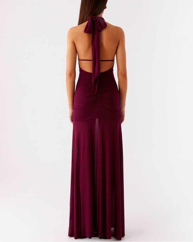 Deltina Maxi Dress Boysenberry - Image 2