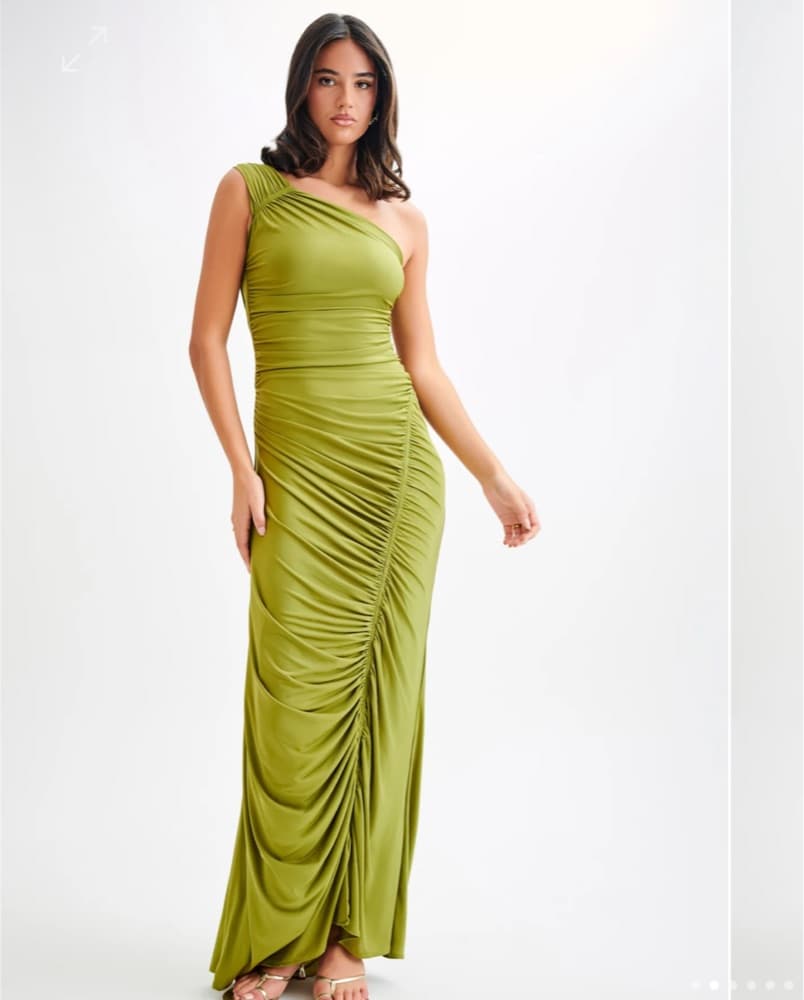Meshki Green Slinky Gown - Image 1