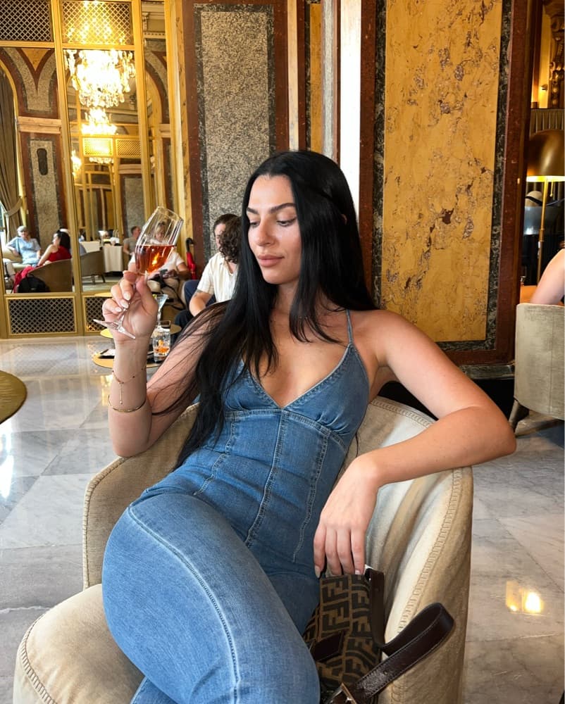 Chic Denim Jumpsuit - Image 1