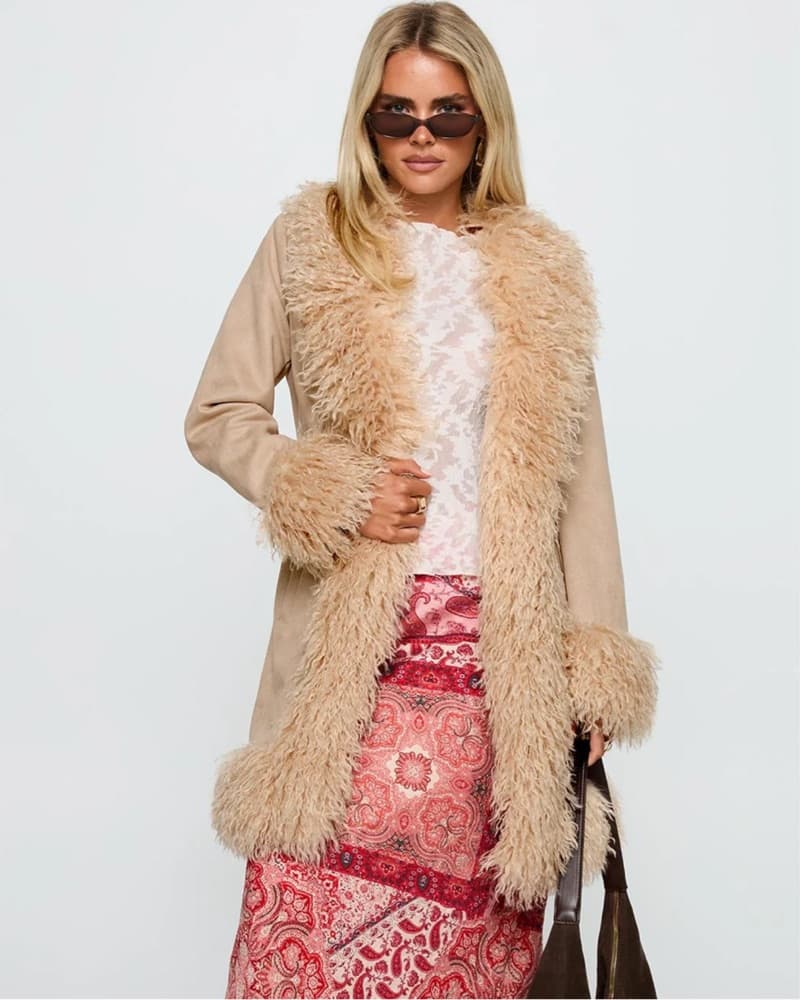 Faux Fur Detail Jacket - Image 2