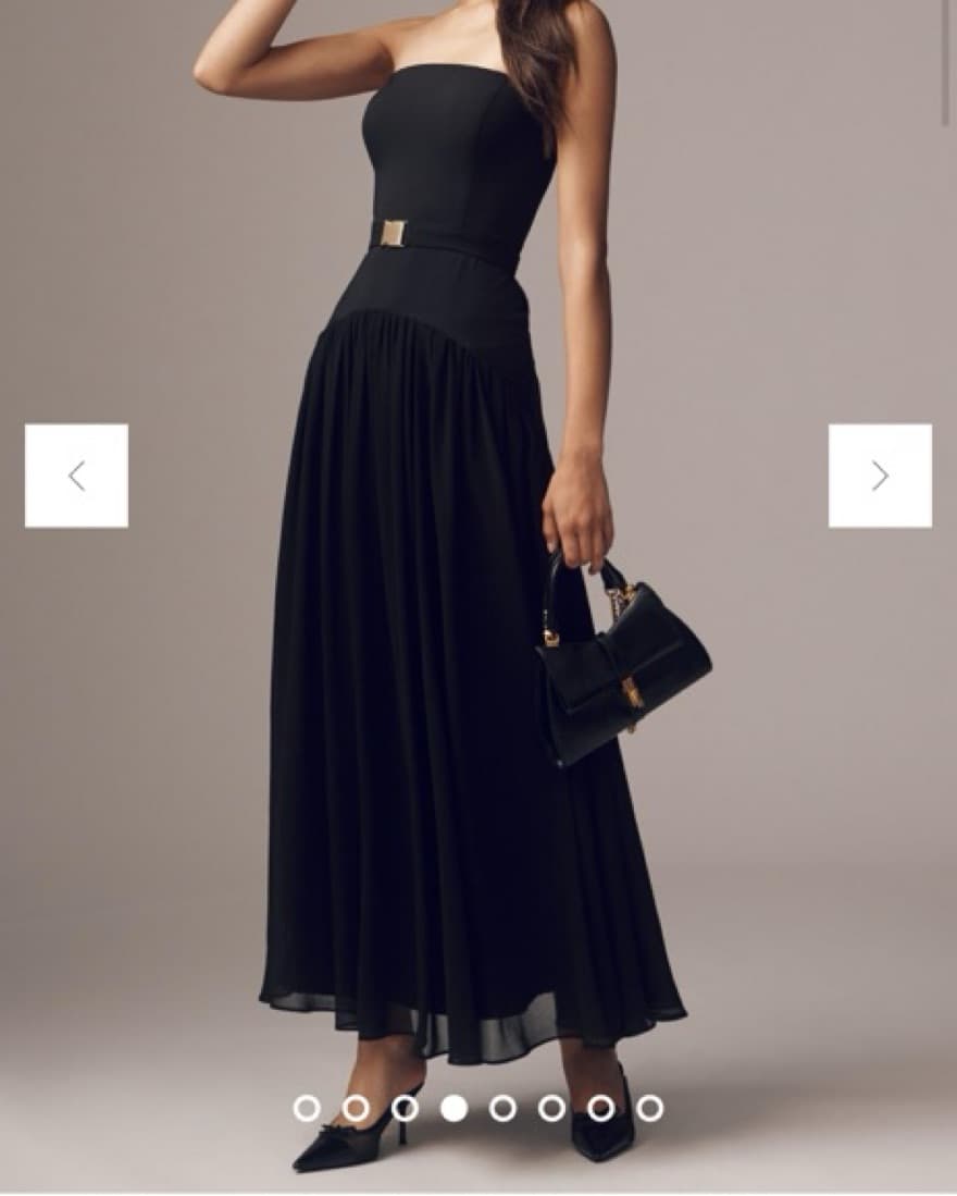Hutch black drop waist gown  - Image 2