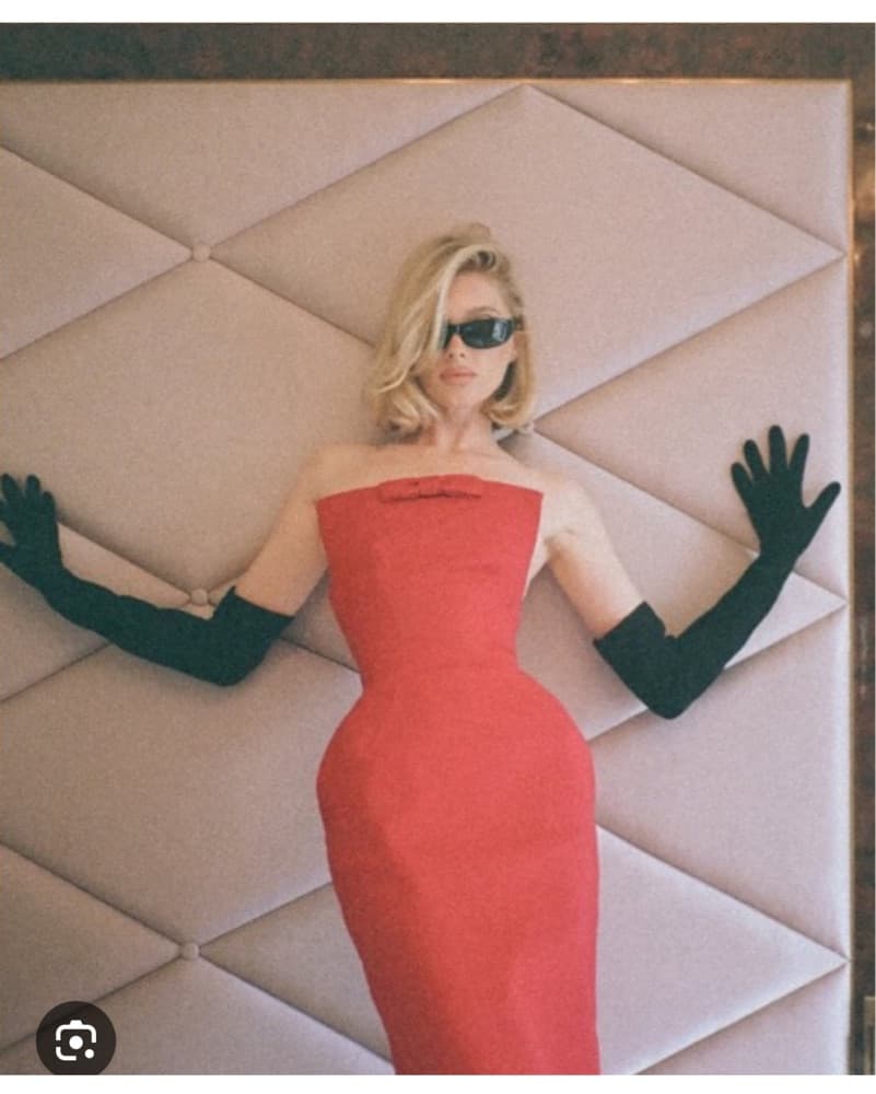 Helsa S Curve Midi Dress  - Image 1