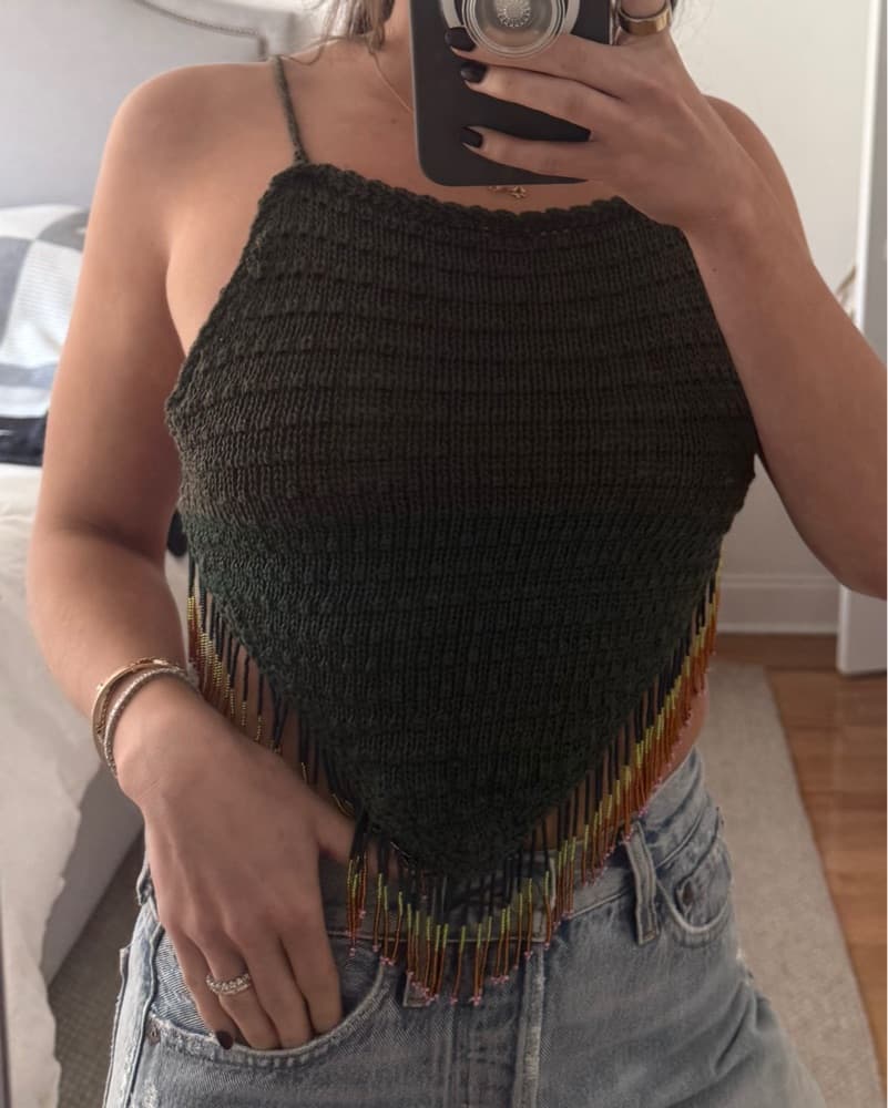 Agua Bendita Crochet Top - Image 4