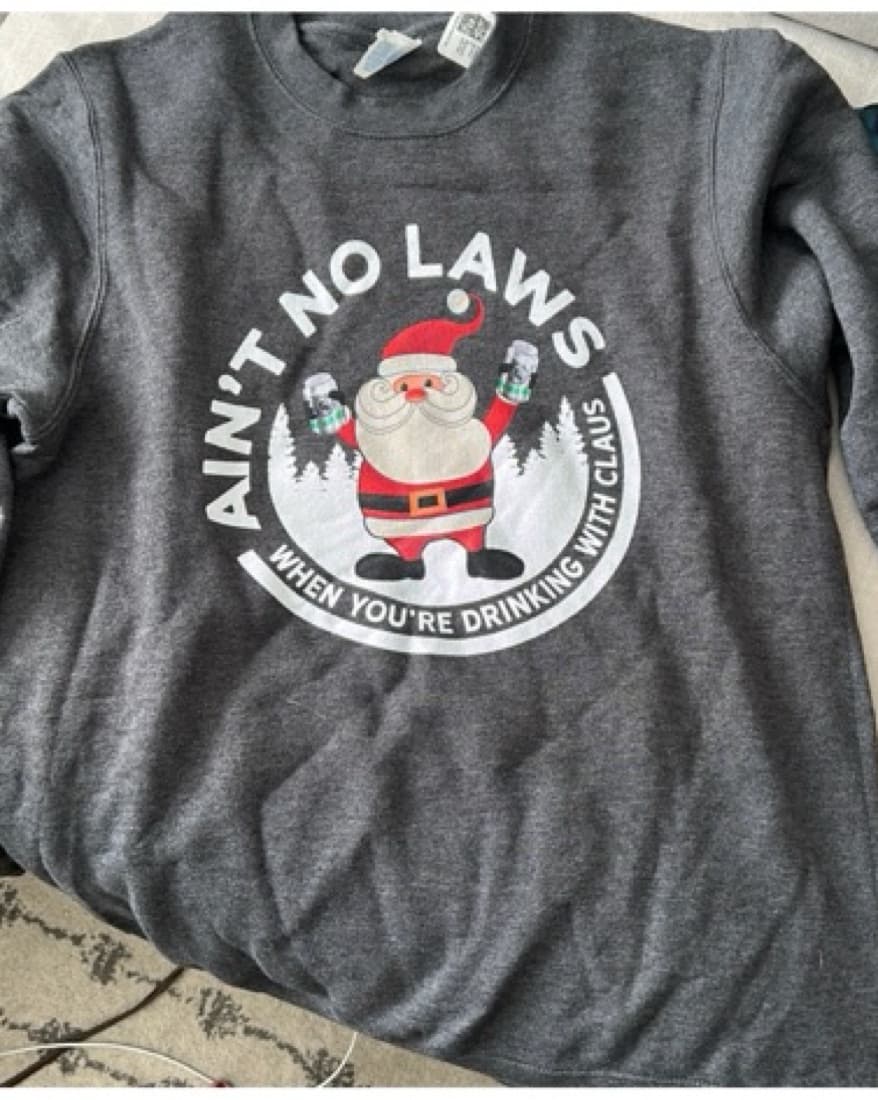 White Claw Ugly Sweater Sweatshirt  - Image 1