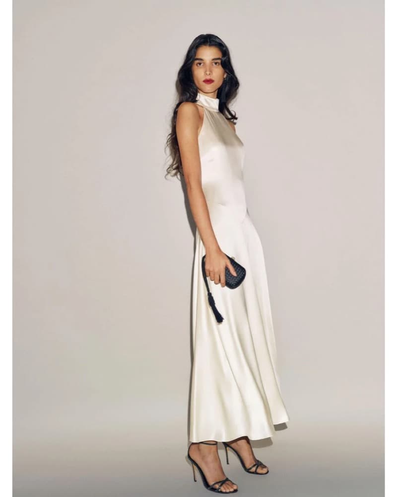 Reformation Katelyn Ivory Silk Dress  - Image 1