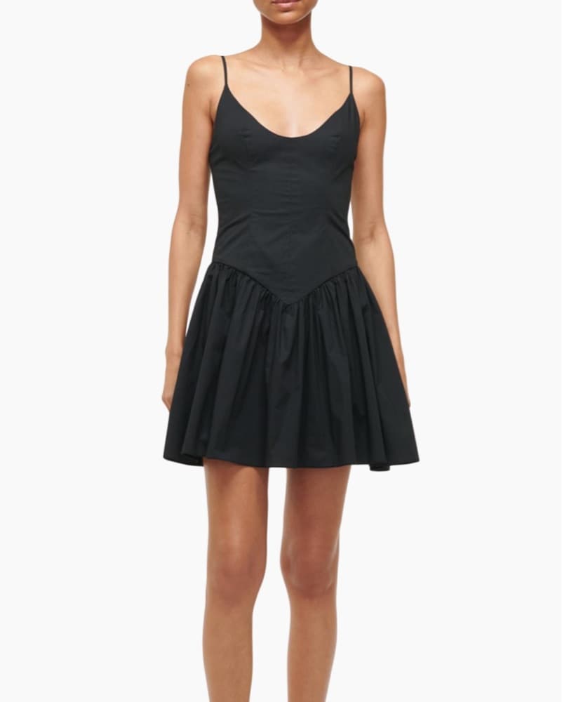 Staud Dena Fit And Flare Mini Dress  - Image 1