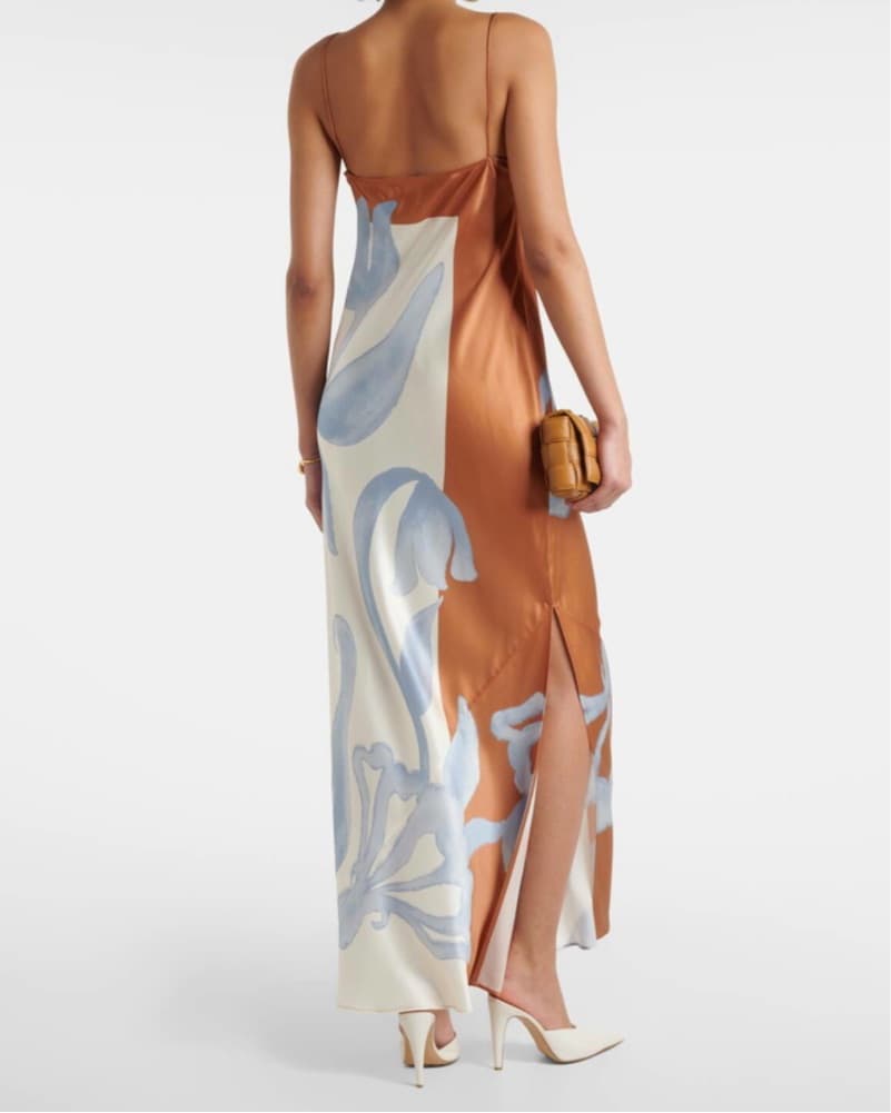 SIR Sorrento Silk Slip Dress - Image 3