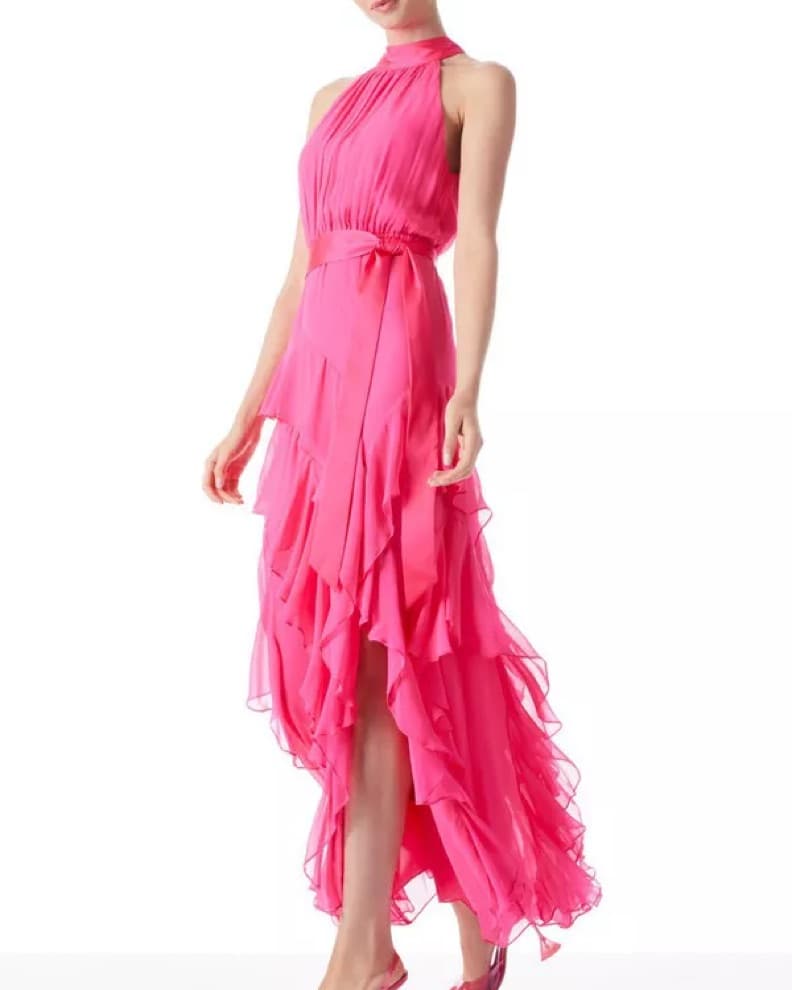 Alice and Olivia Emelia Halter Gown - Image 3