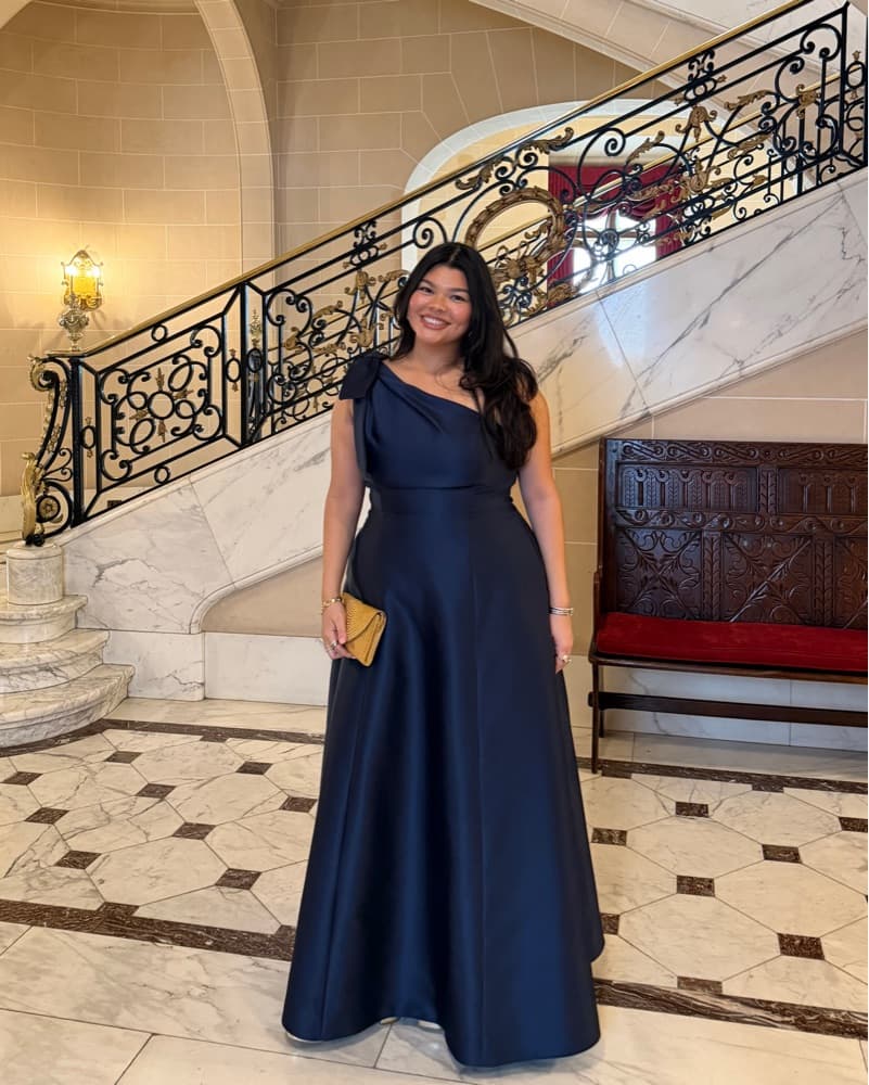 Navy Blue Nordstrom Formal Dress - Image 2