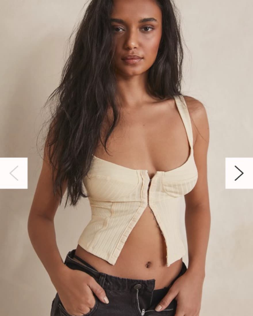 Free People Serenity Corset Cami - Image 3