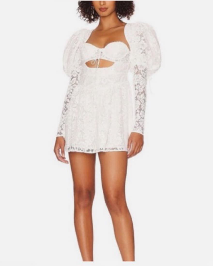 For Love and Lemons Women’s Dress White - Image 1