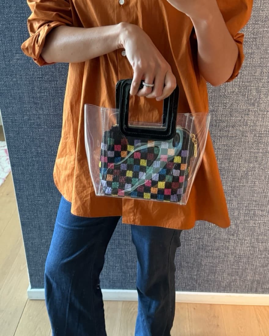 Staud Clear Mini “Shirley” Bag - Image 2