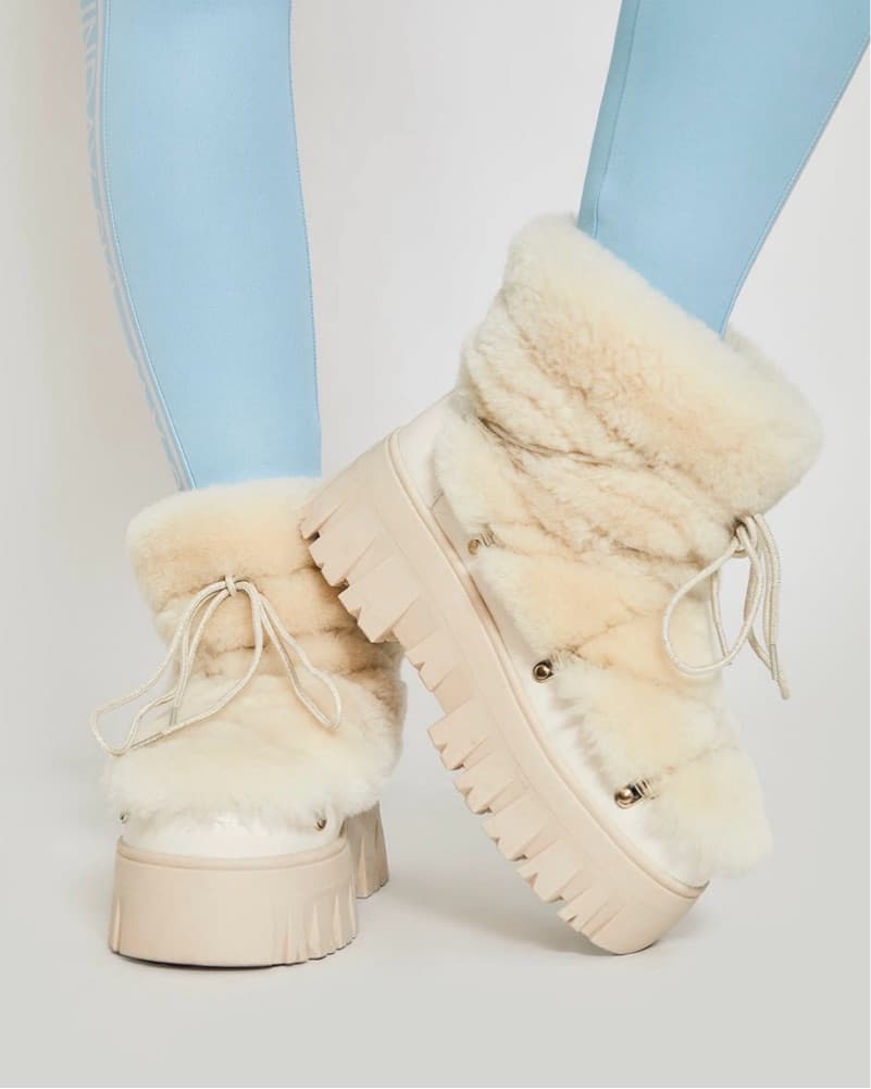 Cozy Faux Fur Platform Boots - Image 1