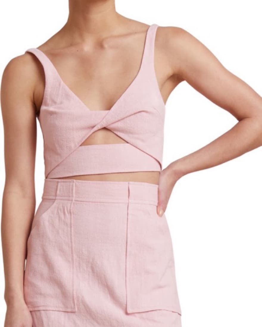 Bec & bridge Bonnie Twist Pink Top - Image 1