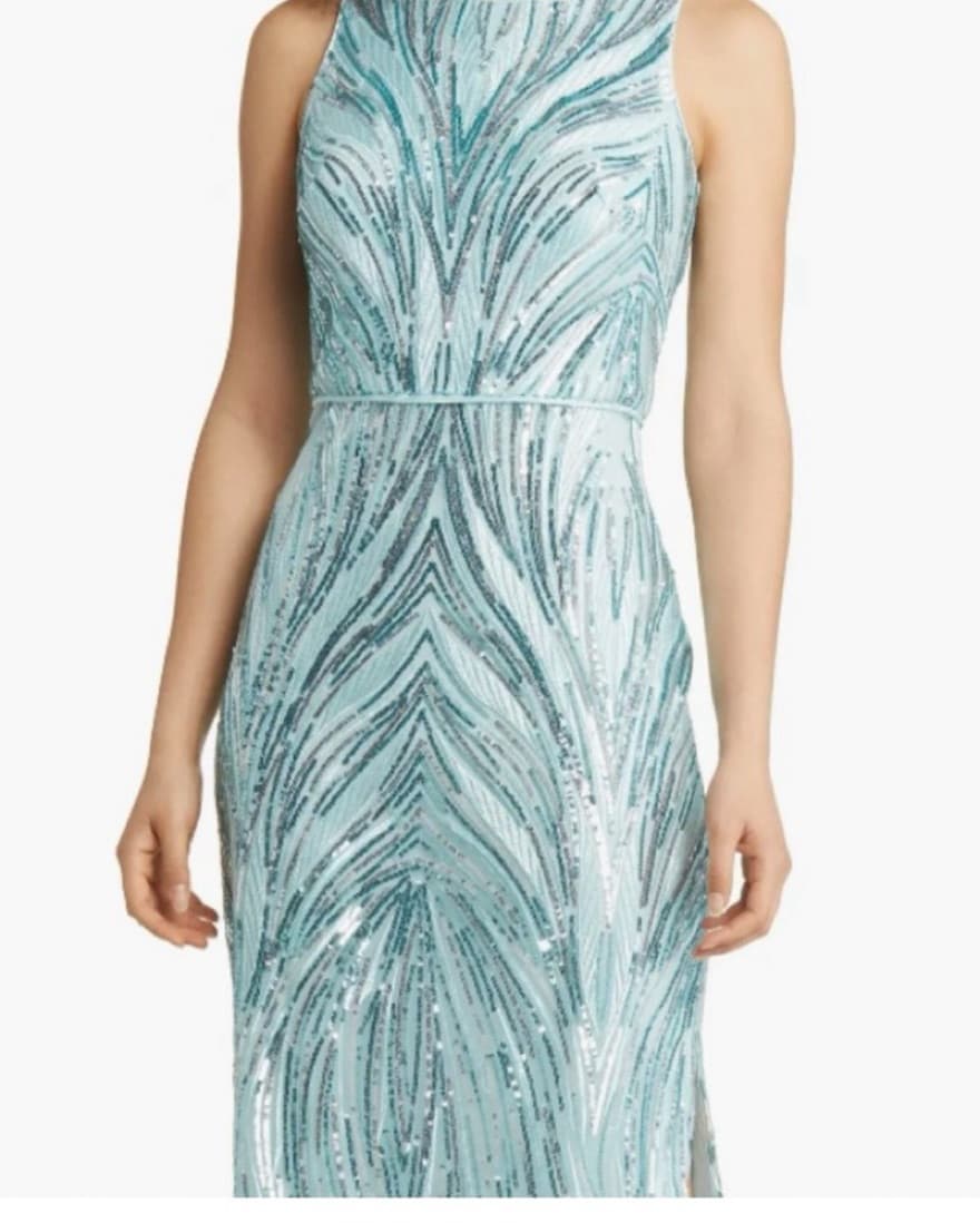 Sequin Halter Neck Gown - Vince Camuto - Image 2