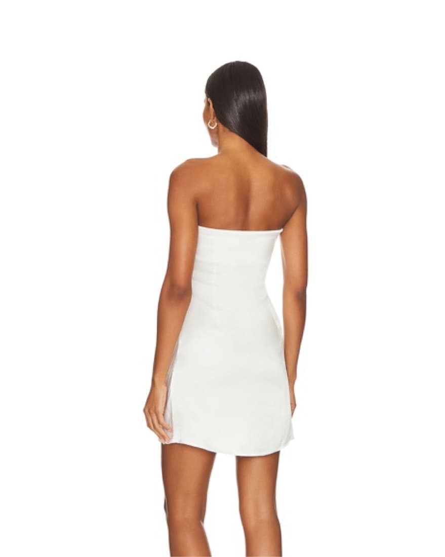 Mini white revolve dress - Image 2