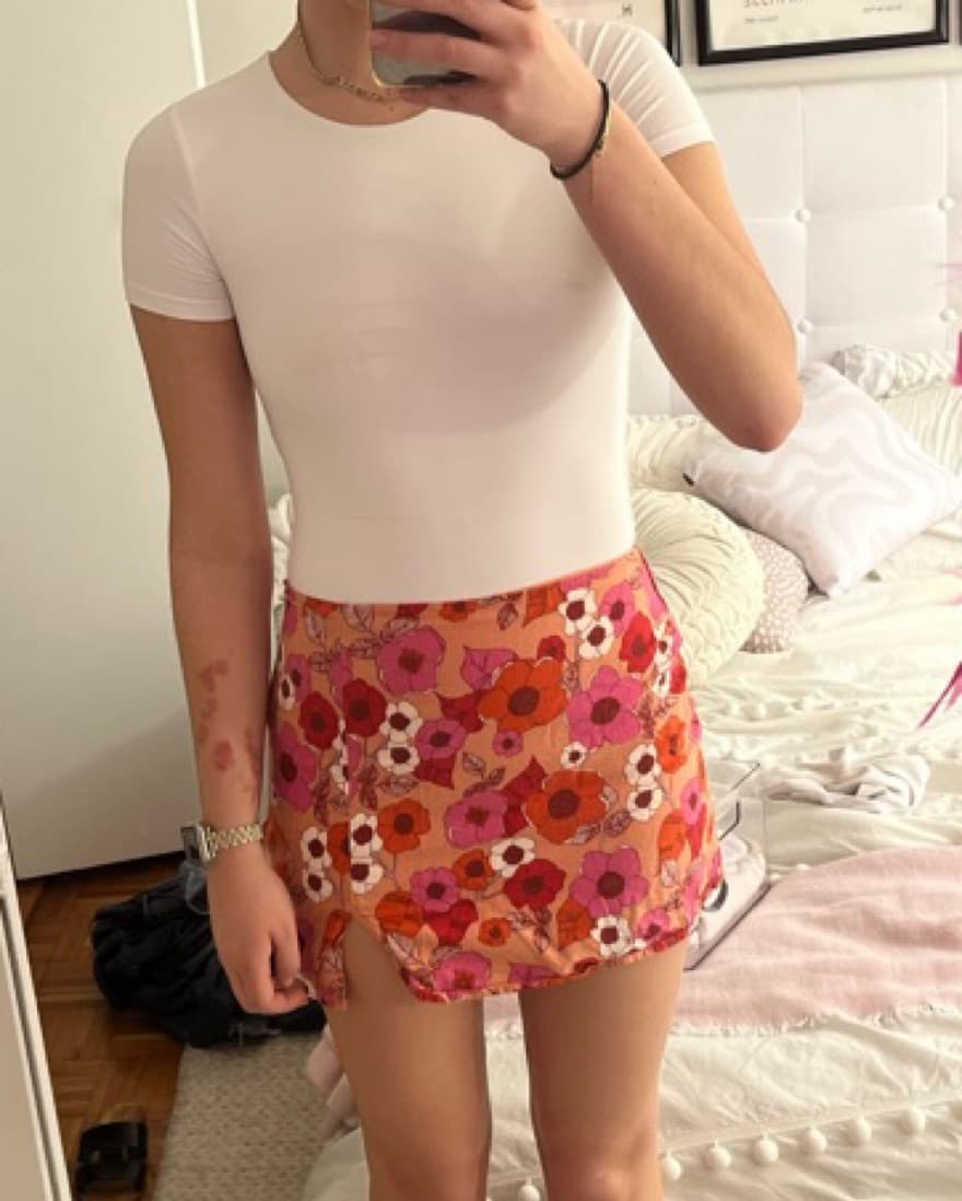 Floral Mini Skirt  - Image 2