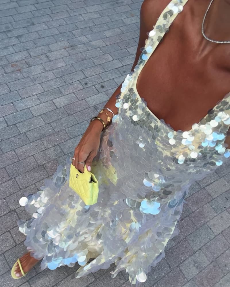 ASOS ARRANGE Sequin Dress - Image 3