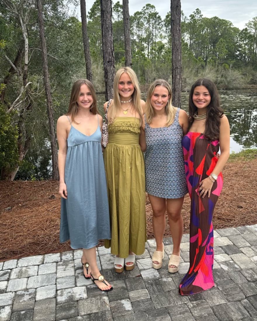 Blue midi dress - Image 1