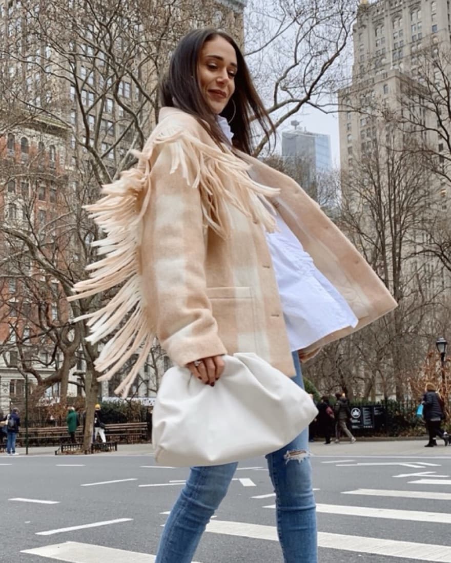 Chic Fringed plaid Jacket - Image 3