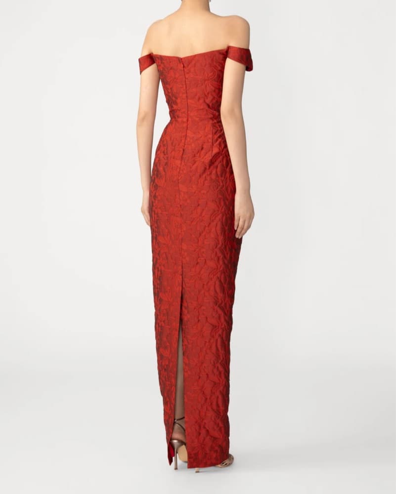SOLD OUT Sau Lee Joanna Jacquard Gown - Image 3