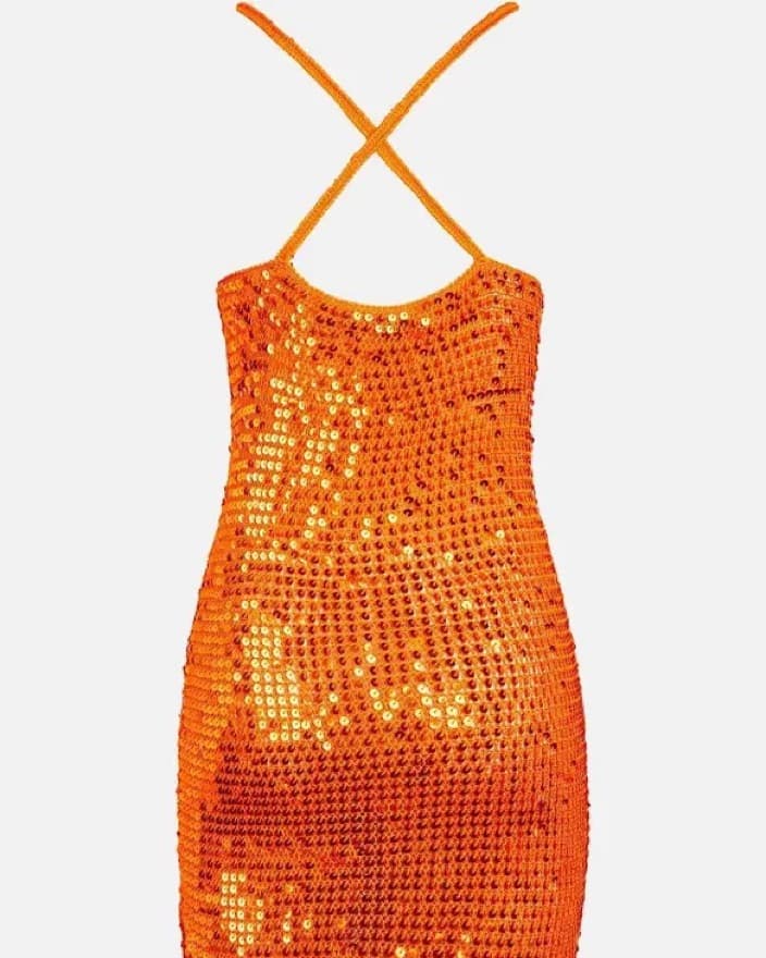 Retrofete Elliana Crochet Mini Dress - Image 2