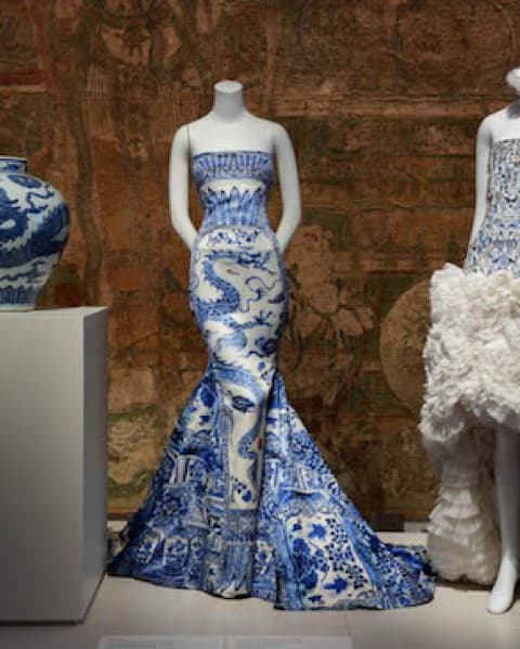 Roberto Cavalli 2005 Ming Vase Gown - Image 5