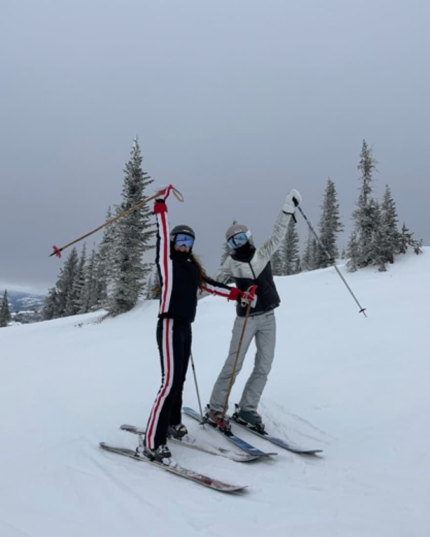 Silver Ski Pants - Image 1