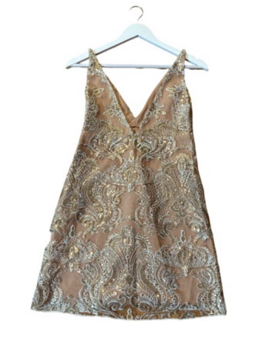 Free People Night Shimmers Mini Dress - Image 4